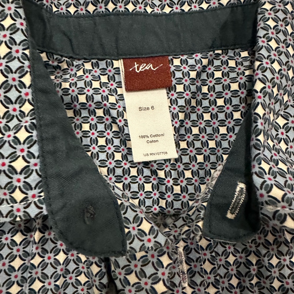 Boys Tea Collection shirt and vest size 6
